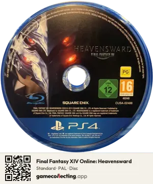 Final Fantasy XIV Online: Heavensward PlayStation 4, PAL disc