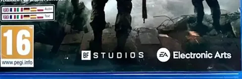 Battlefield 6, the PEGI square on its front