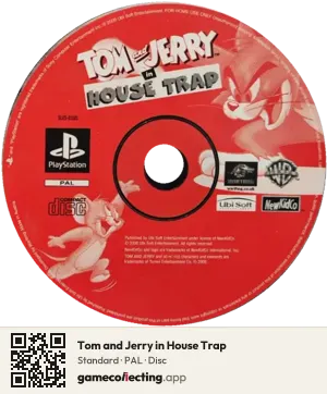Tom and Jerry in House Trap PlayStation, PAL disc