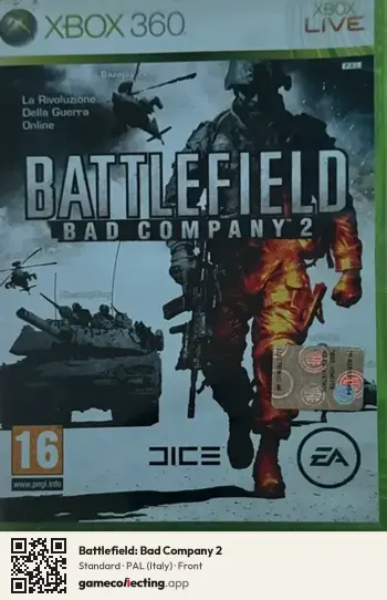 Battlefield: Bad Company 2 Xbox 360, Italy box front