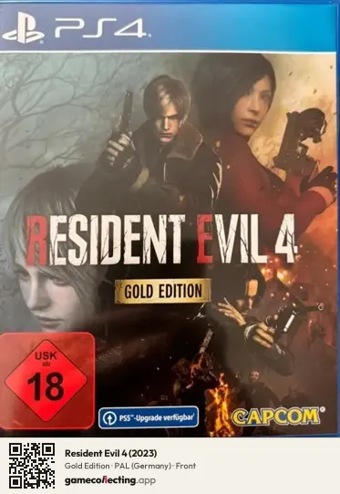 Resident Evil 4 (2023) PlayStation 4, Germany box front