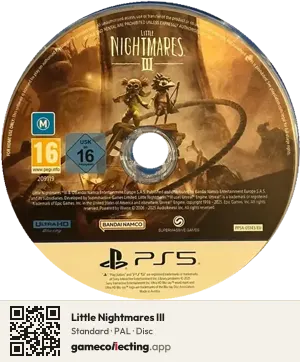 Little Nightmares III PlayStation 5, PAL disc
