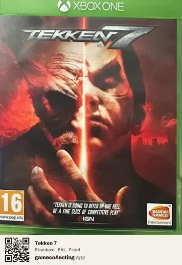Tekken 7 Xbox One, PAL box front