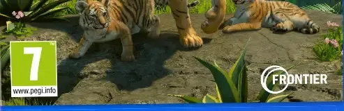 Planet Zoo 2, the PEGI square on its front
