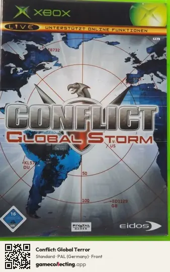 Conflict: Global Terror Xbox, Germany box front