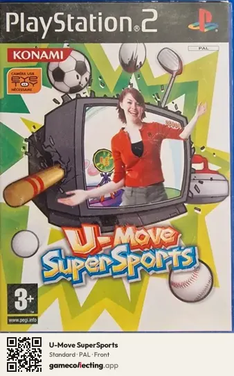 U-Move SuperSports PlayStation 2, PAL box front
