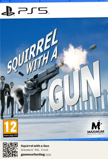Squirrel with a Gun PlayStation 5, PAL box front