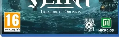 Flint: Treasure of Oblivion, the PEGI square on its front