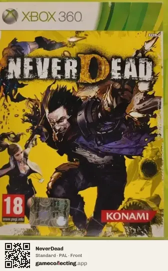 NeverDead Xbox 360, PAL box front