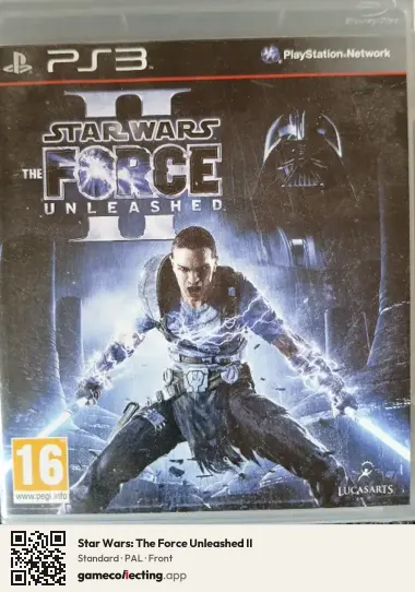 Star Wars: The Force Unleashed II PlayStation 3, PAL box front