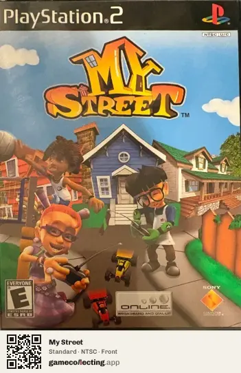My Street PlayStation 2, NTSC box front