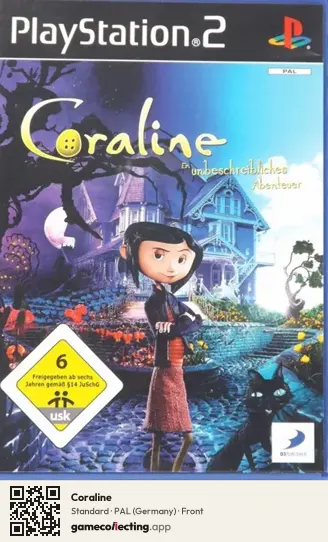 Coraline PlayStation 2, Germany box front