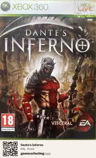 Dante's Inferno Xbox 360, PAL box front