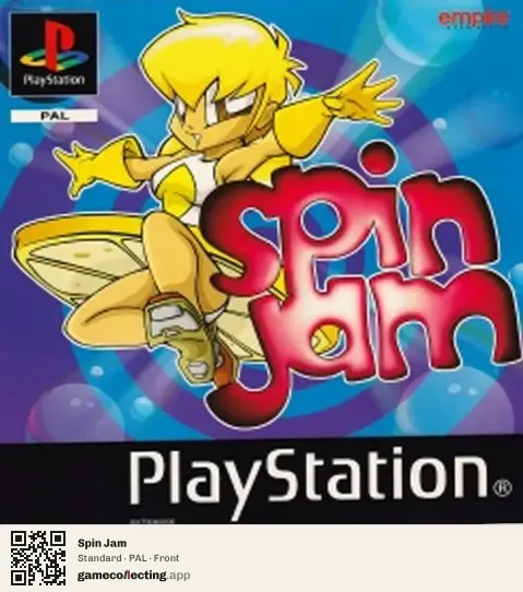 Spin Jam PlayStation, PAL box front