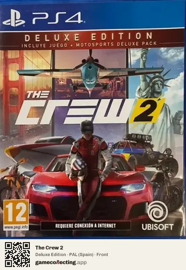The Crew 2 PlayStation 4, Spain box front