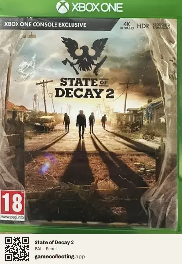 State of Decay 2 Xbox One, PAL box front