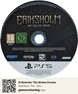 Eriksholm: The Stolen Dream PlayStation 5, PAL disc