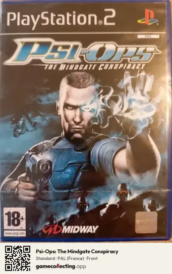 Psi-Ops: The Mindgate Conspiracy PlayStation 2, France box front