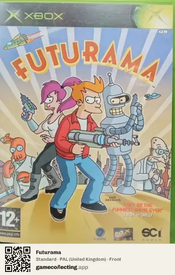 Futurama Xbox, United Kingdom box front
