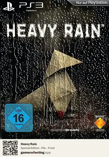 Heavy Rain PlayStation 3, PAL box front