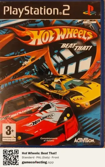 Hot Wheels: Beat That! PlayStation 2, Italy box front