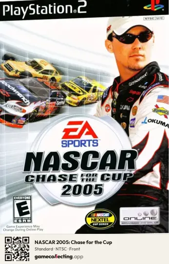NASCAR 2005: Chase for the Cup PlayStation 2, NTSC box front