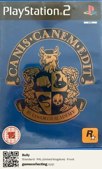 Bully PlayStation 2, United Kingdom box front