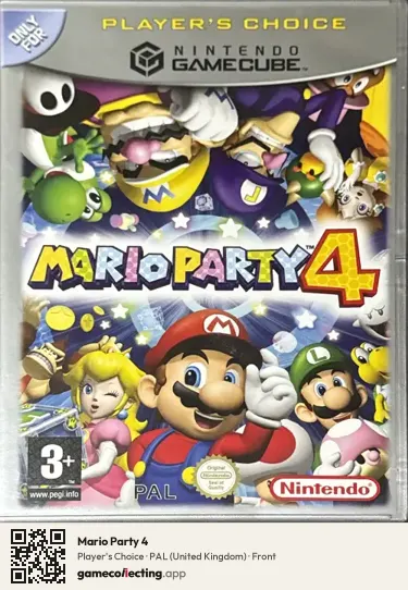 Mario Party 4 Nintendo GameCube, United Kingdom box front