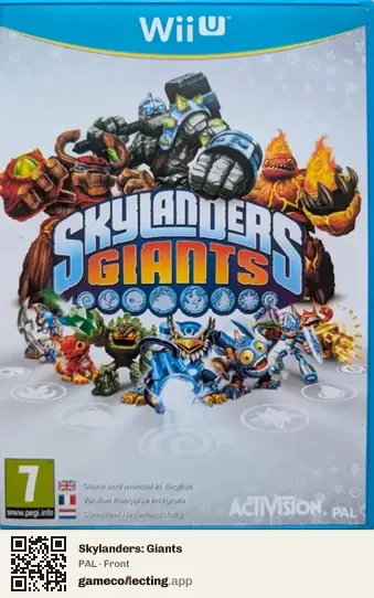 Skylanders: Giants Nintendo Wii U, PAL box front