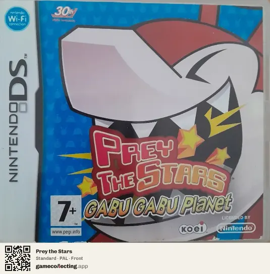 Prey the Stars Nintendo DS, PAL box front