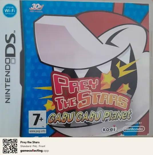 Prey the Stars Nintendo DS, PAL box front