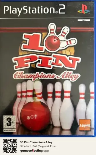 10 Pin: Champions Alley PlayStation 2, Belgium box front
