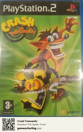 Crash Twinsanity PlayStation 2, Spain box front