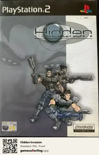 Hidden Invasion PlayStation 2, PAL box front