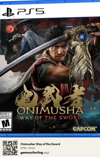 Onimusha: Way of the Sword PlayStation 5, NTSC box front