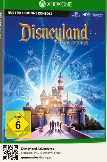 Disneyland Adventures Xbox One, Germany box front