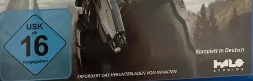 Halo: Campaign Evolved, the USK square on its front