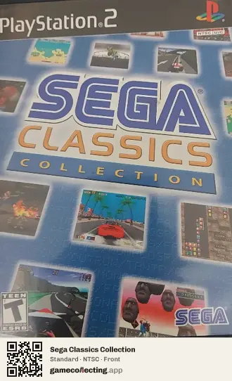 Sega Classics Collection PlayStation 2, NTSC box front