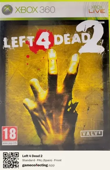 Left 4 Dead 2 Xbox 360, Spain box front