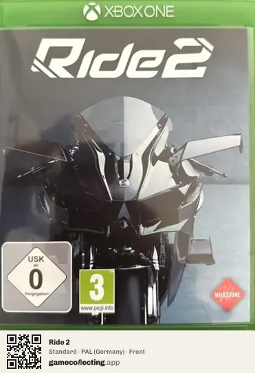 Ride 2 Xbox One, Germany box front