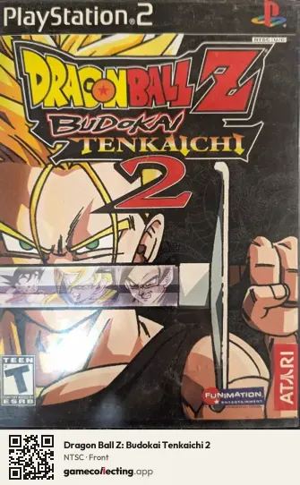 Dragon Ball Z: Budokai Tenkaichi 2 PlayStation 2, NTSC box front