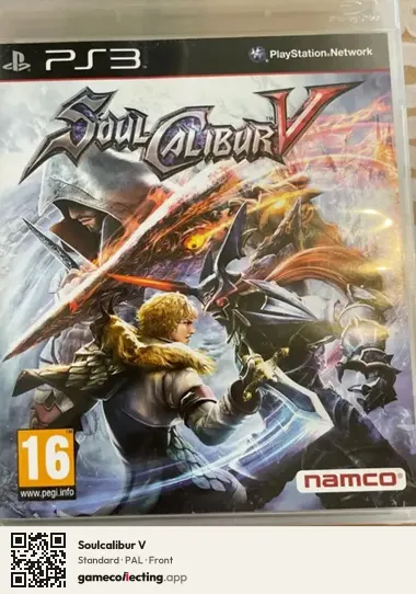 Soulcalibur V PlayStation 3, PAL box front