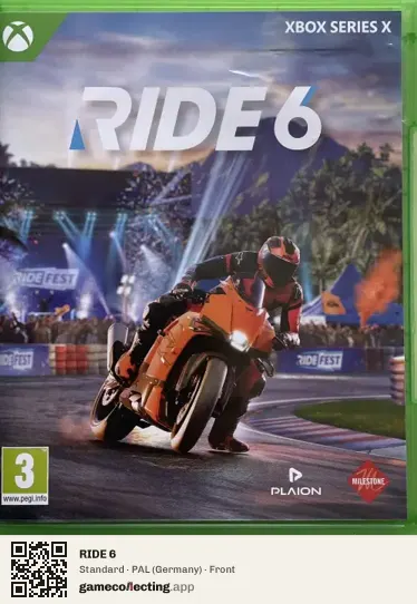 RIDE 6 Xbox Series X, Germany box front