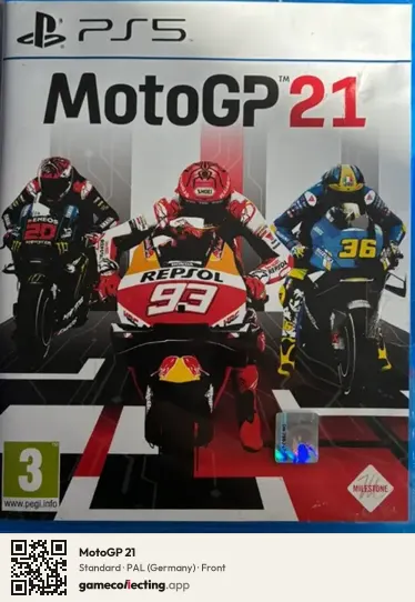 MotoGP 21 PlayStation 5, Germany box front