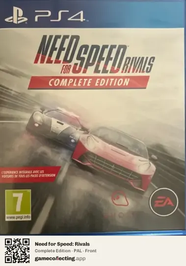 Need for Speed: Rivals PlayStation 4, PAL box front