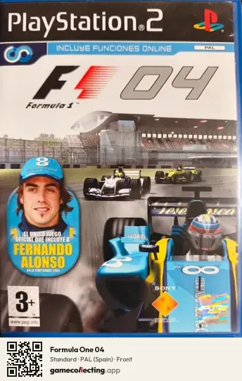Formula One 04 PlayStation 2, Spain box front