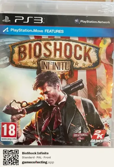 BioShock Infinite PlayStation 3, PAL box front