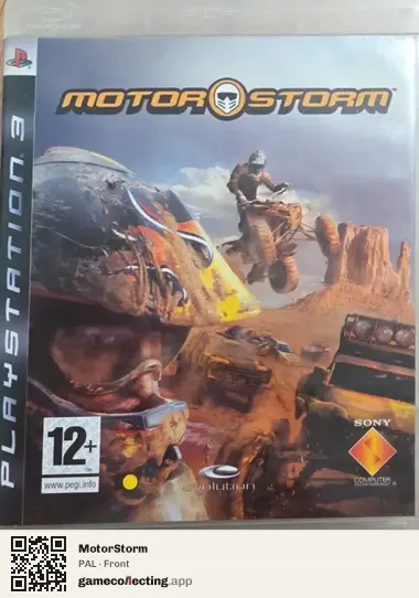 MotorStorm PlayStation 3, PAL box front