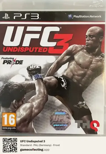 UFC Undisputed 3 PlayStation 3, Germany box front