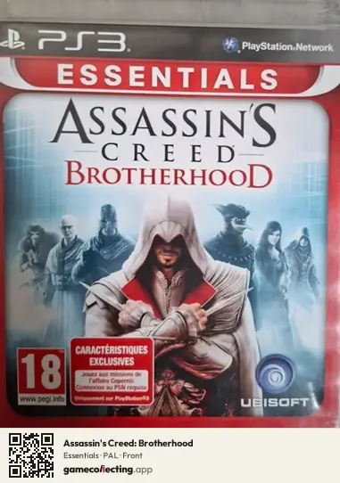 Assassin's Creed: Brotherhood PlayStation 3, PAL box front
